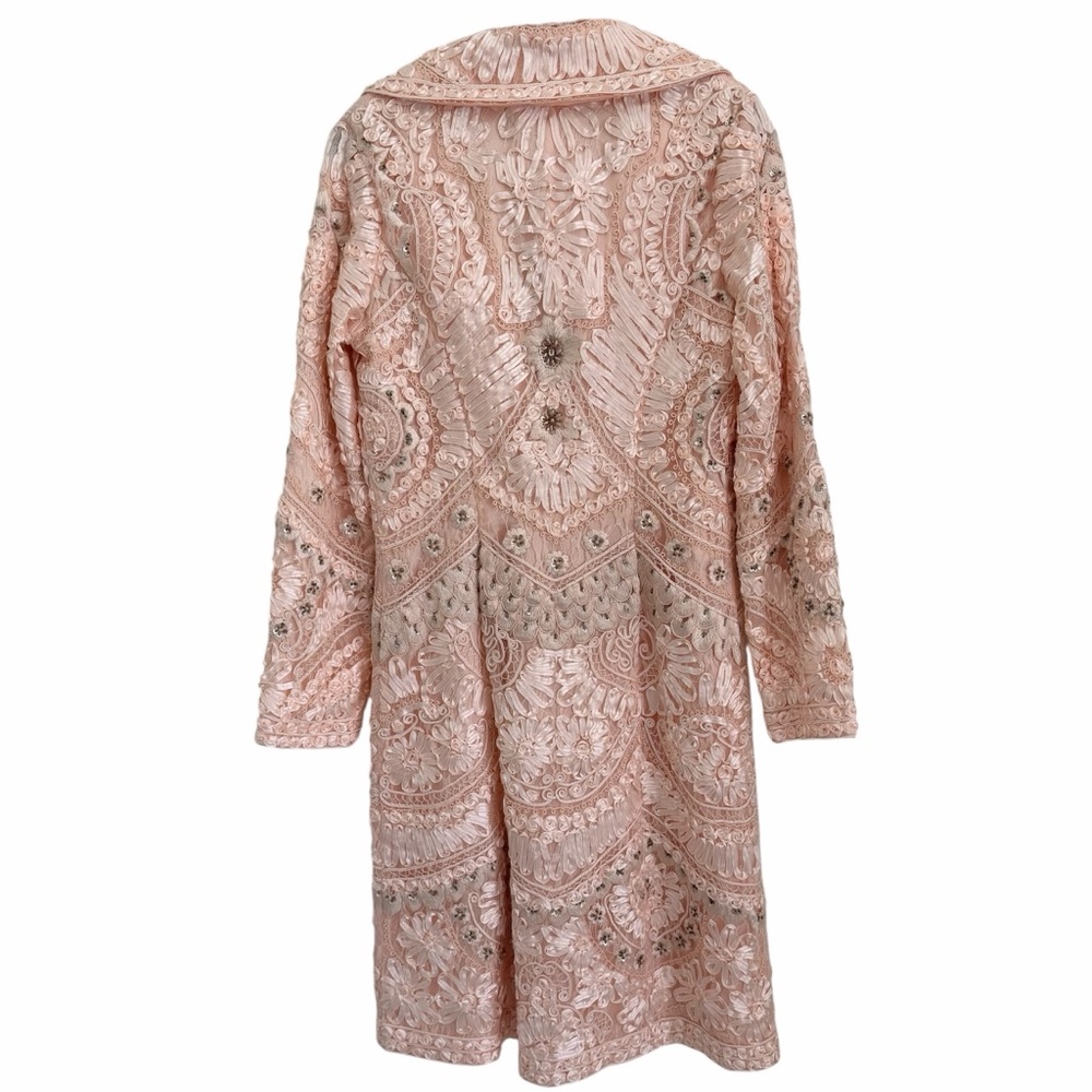 Sue Wong Jacket Nocturne Stunning Coat Rare Find Size 6 Blush Pink NWT - Picture 4 of 16